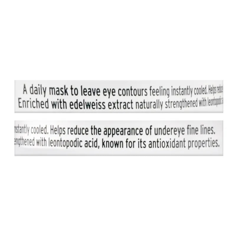 the body shop edelweiss bouncy eye mask, 20ml image3