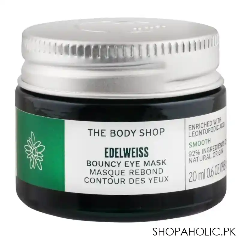 the body shop edelweiss bouncy eye mask, 20ml main image