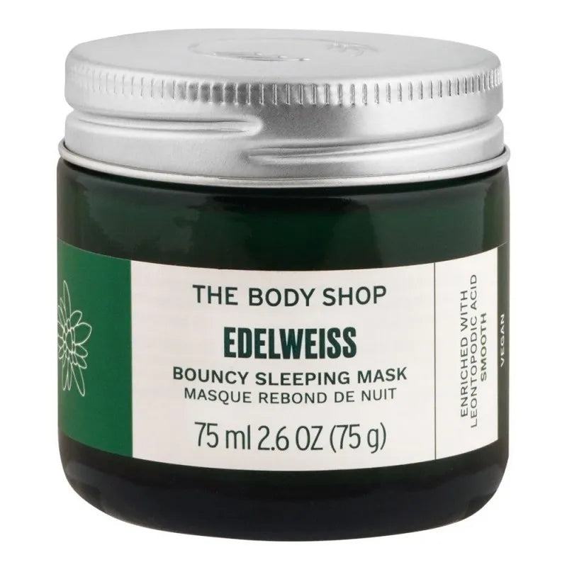 the body shop edelweiss bouncy sleeping mask, 75ml main image