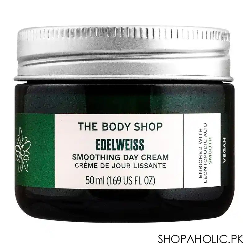 The Body Shop Edelweiss Smoothing Day Cream, Vegan, 50ml - Main Image