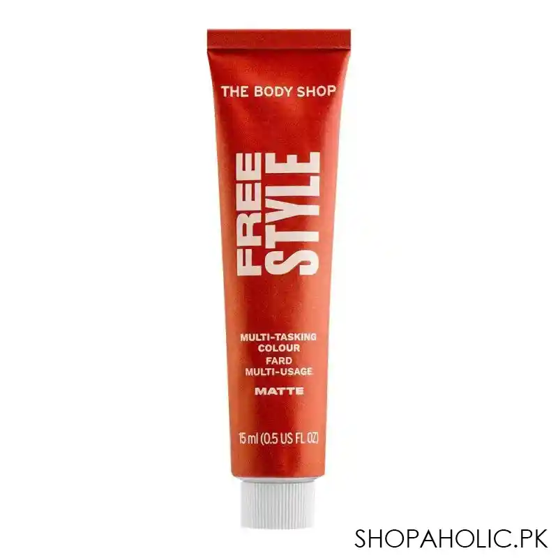 the body shop free style matte multi tasking color lips, flow, 15ml main image