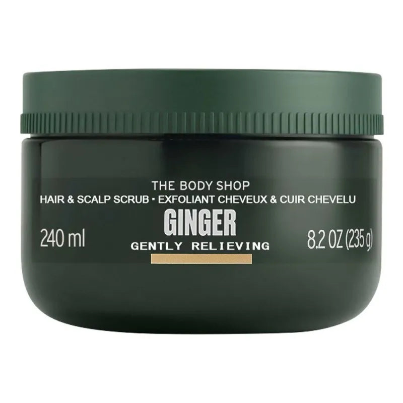 the body shop ginger vegan hair & scalp scrub, for dry, flaky scalp, 240ml image2