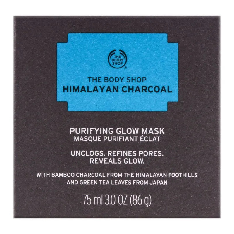 the body shop himalayan charcoal purifying glow mask, 75ml image2