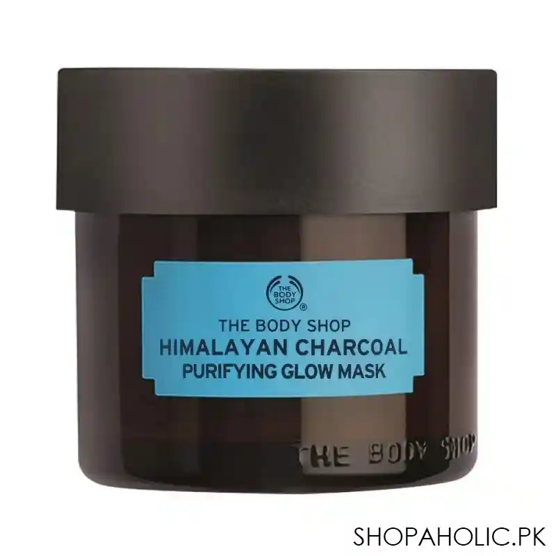 the body shop himalayan charcoal purifying glow mask, 75ml main image