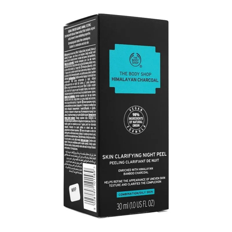 the body shop himalayan charcoal skin clarifying night peel, 30ml image2