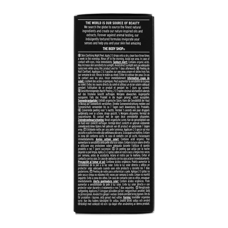 the body shop himalayan charcoal skin clarifying night peel, 30ml image3