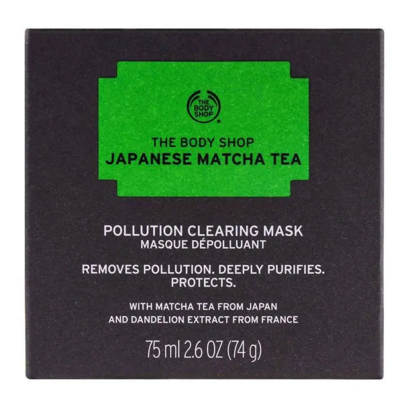 the body shop japanese matcha tea pollution clearing mask, 75ml image2