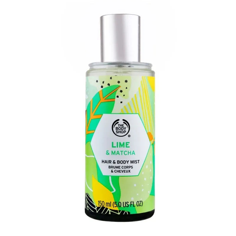 the body shop lime & matcha hair & body mist 150ml main image