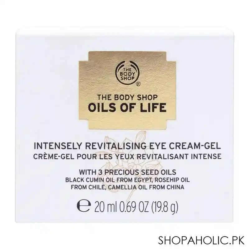 the body shop oils of life intensely revitalising eye cream gel, 20ml image2