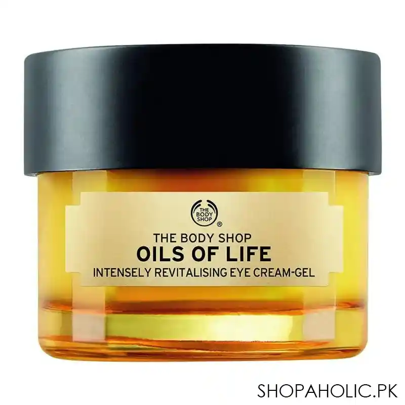 the body shop oils of life intensely revitalising eye cream gel, 20ml main image