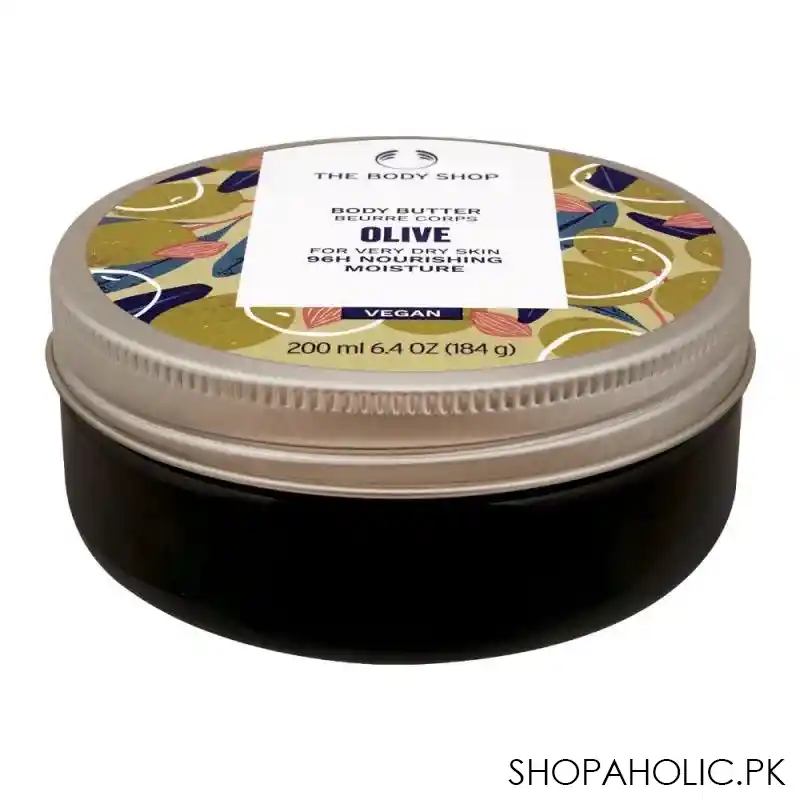 the body shop olive 96h nourishing moisture vegan the body butter, very dry skin, 200ml image2