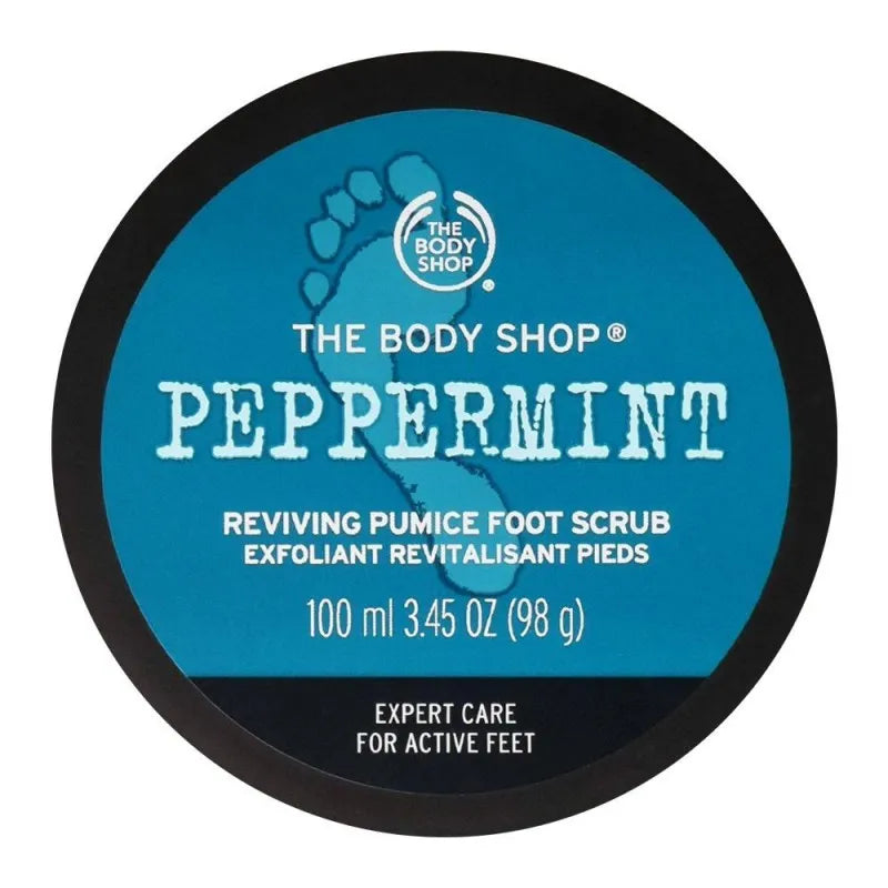 the body shop peppermint reviving pumice foot scrub, 100ml image2