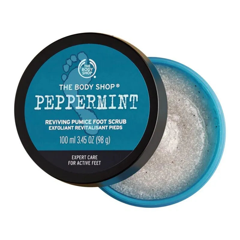 the body shop peppermint reviving pumice foot scrub, 100ml main image