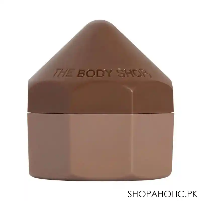 the body shop raw cocoa hot chocolate lip juicer balm, for dry skin, 4g image2