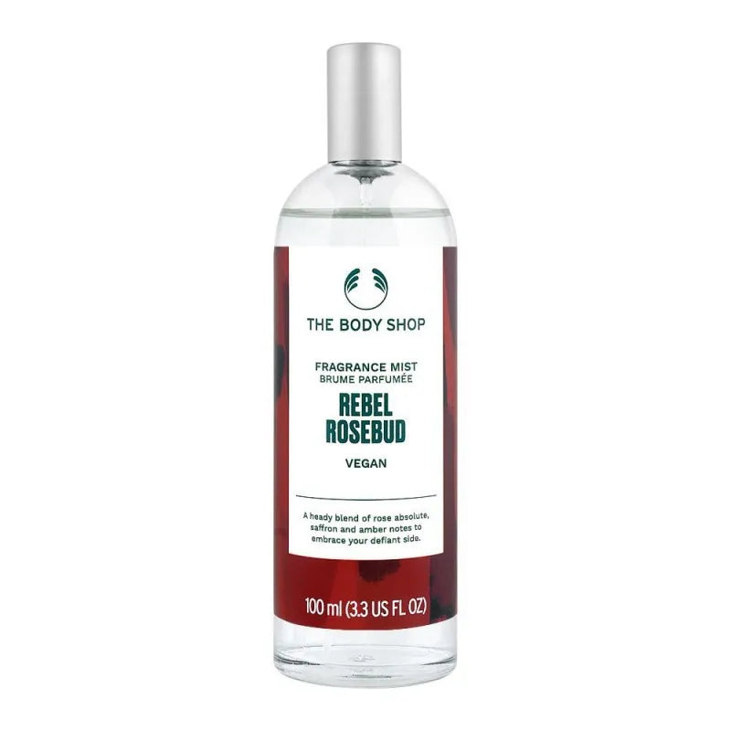 the body shop rebel rosebud vegan fragrance mist, 100ml main image