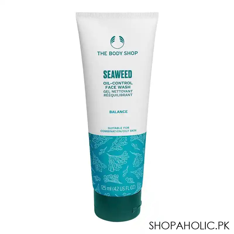 The Body Shop Seaweed Oil Control Face Wash, 125ml - Main Image