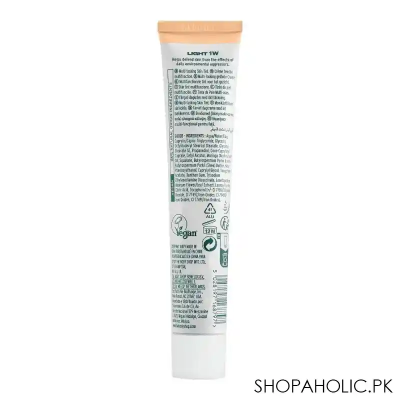 the body shop second skin multi tasking skin tint, light 1w, 30ml image2