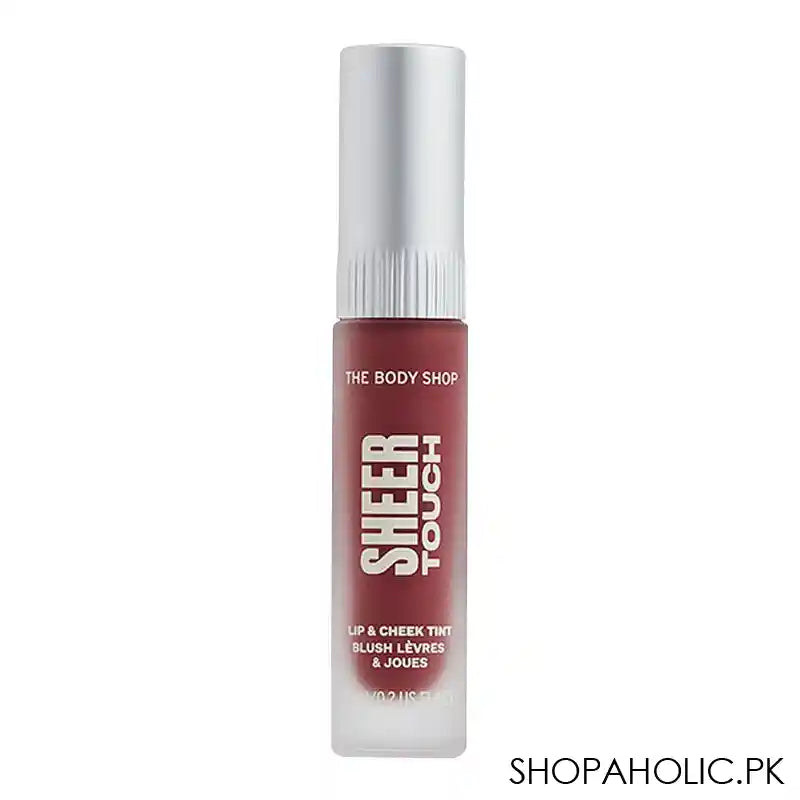 The Body Shop Sheer Touch Lip & Cheek Tint, 8ml, Brave - Main Image