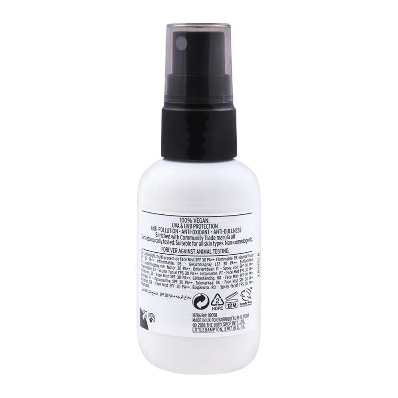 the body shop skin defence multi protection face mist, spf 30 pa++, 60ml image2