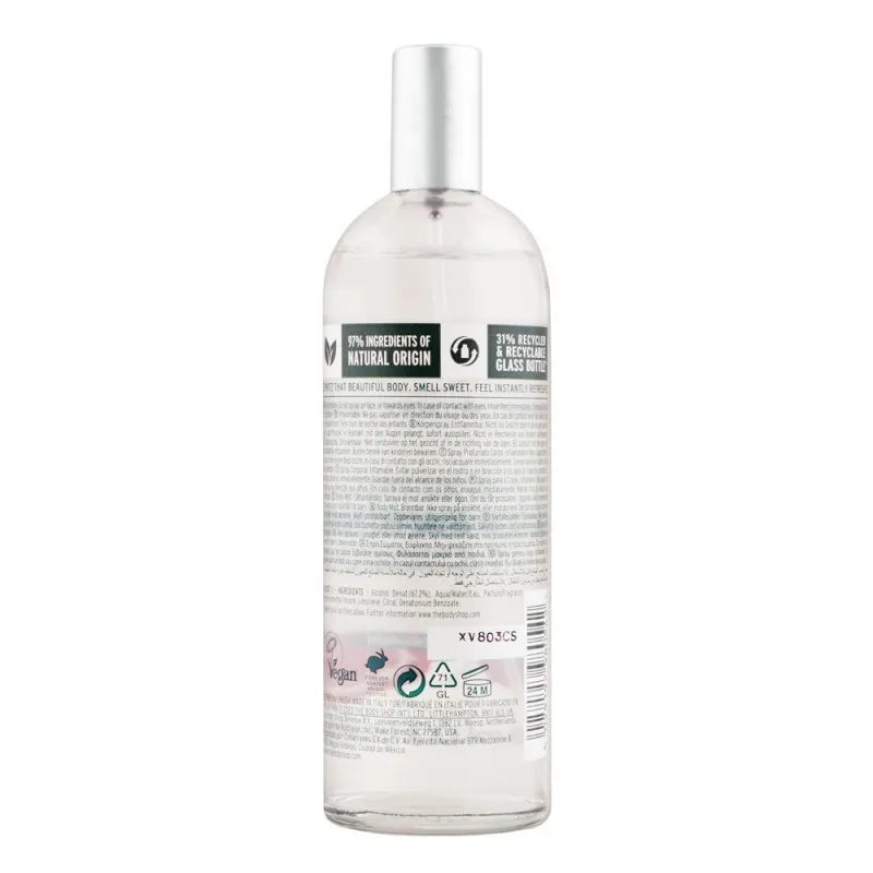 the body shop strawberry refreshing body mist, vegan, 100ml image2