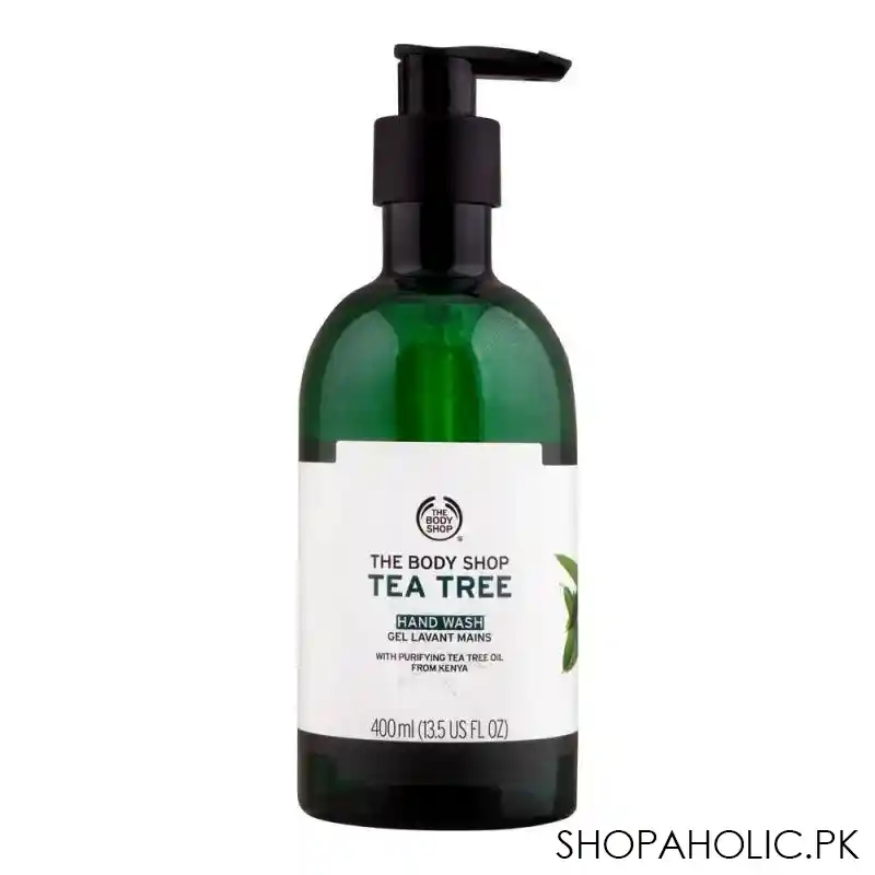 the body shop tea tree hand wash, 400ml main image