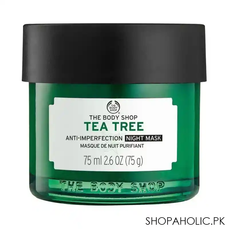 the body shop tea tree skin clearing night mask, 75ml main image