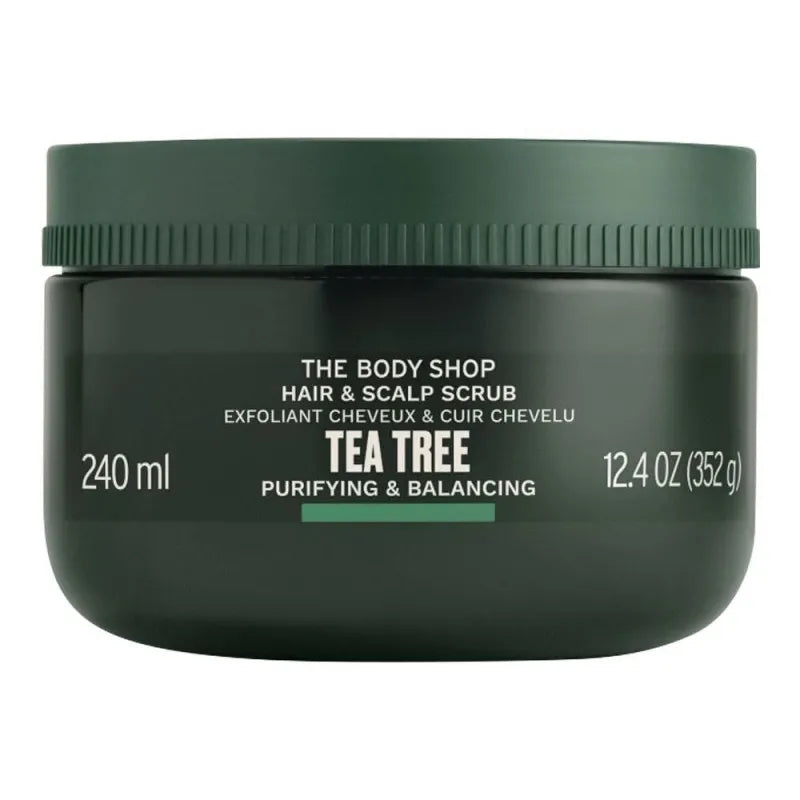 the body shop tea tree vegan hair & scalp scrub, for oily hair & scalp, 240ml image2