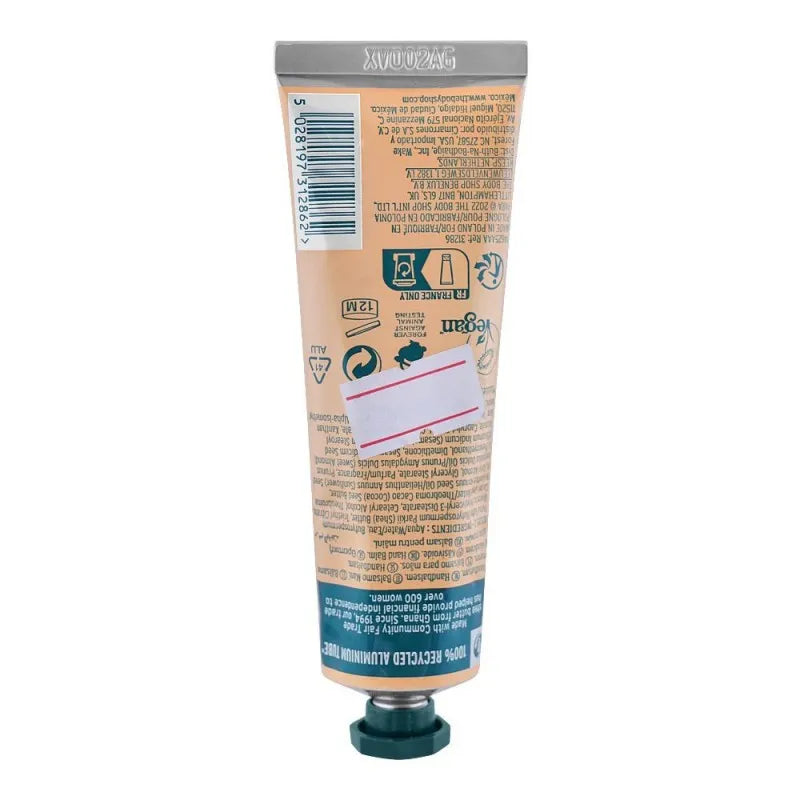 the body shop vegan shea 96 hours nourishing moisture hand cream, for dry skin, 30ml image2