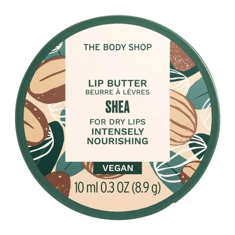 the body shop vegan shea lip butter, for dry lips, 10ml image2