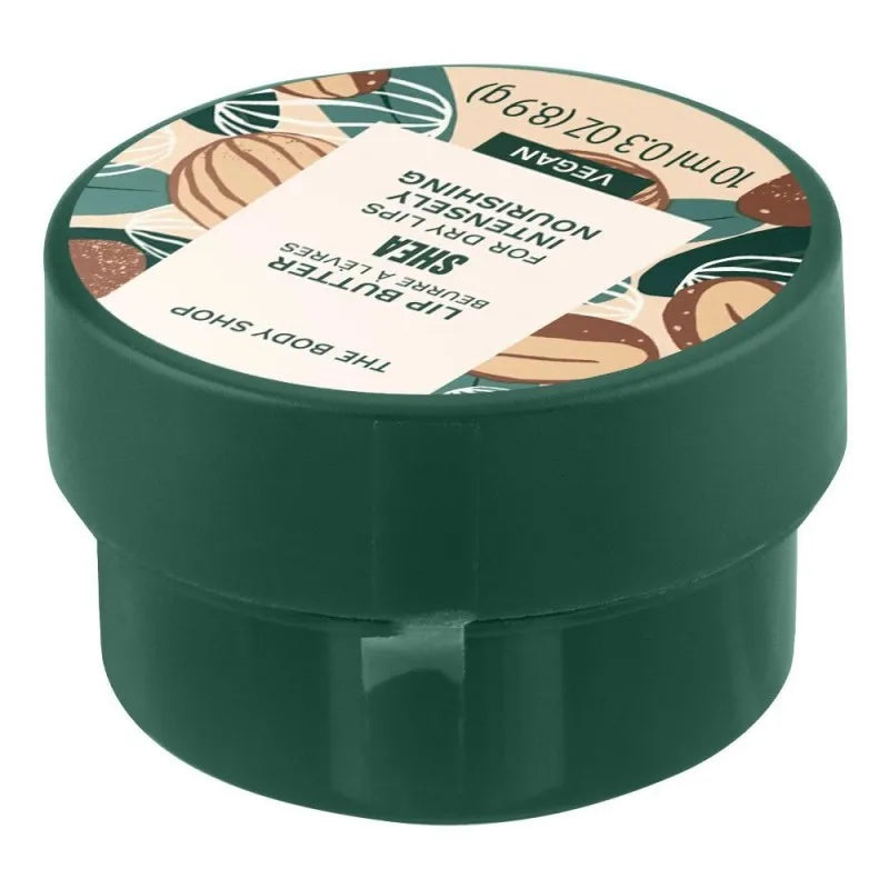 the body shop vegan shea lip butter, for dry lips, 10ml main image