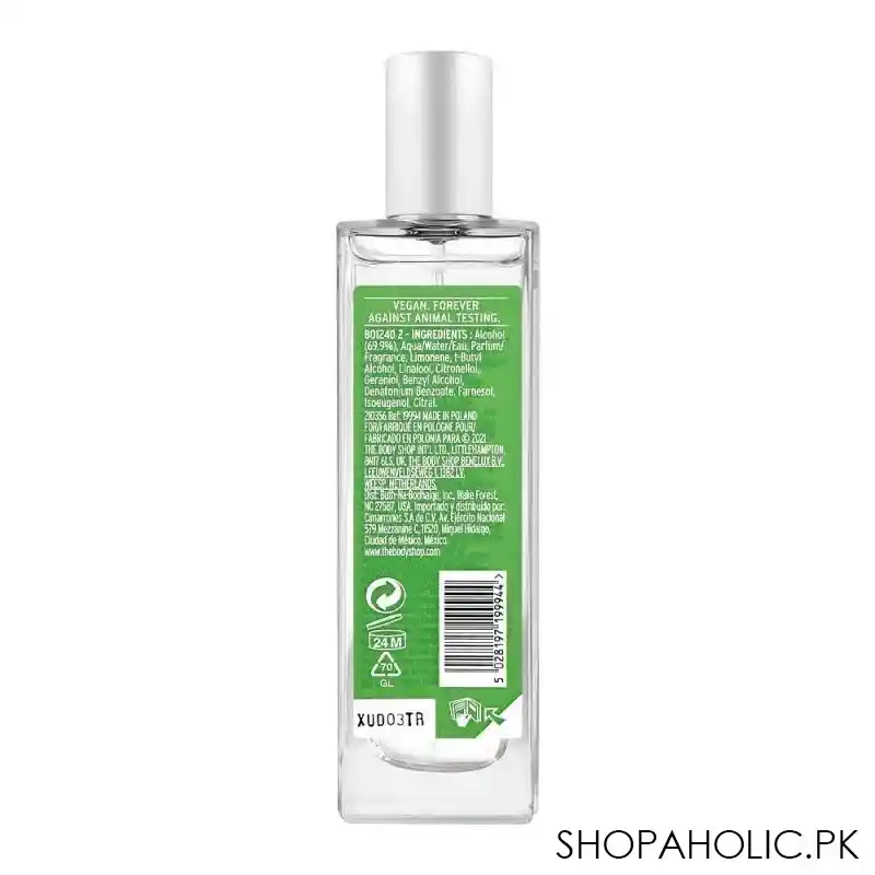 the body shop vibrant bergamot vegan, eau de toilette, 50ml image2