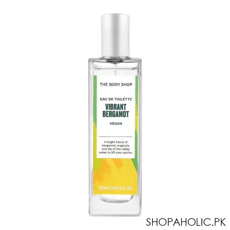 the body shop vibrant bergamot vegan, eau de toilette, 50ml main image