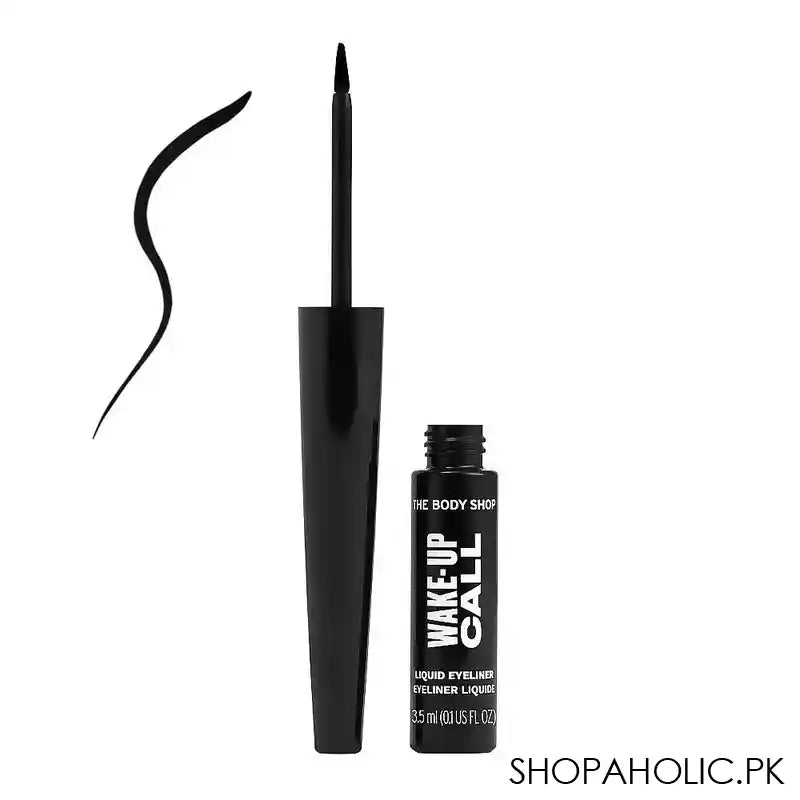 The Body Shop Wake-Up Call Liquid Eyeliner, 3.5ml, Black - Image 3