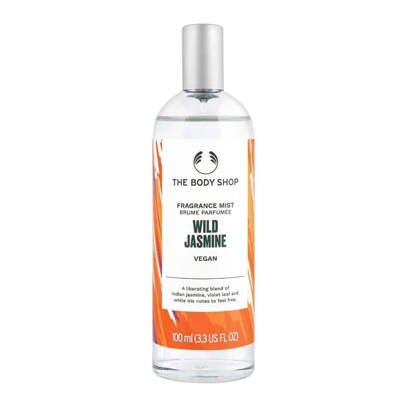 the body shop wild jasmine vegan fragrance mist, 100ml main image