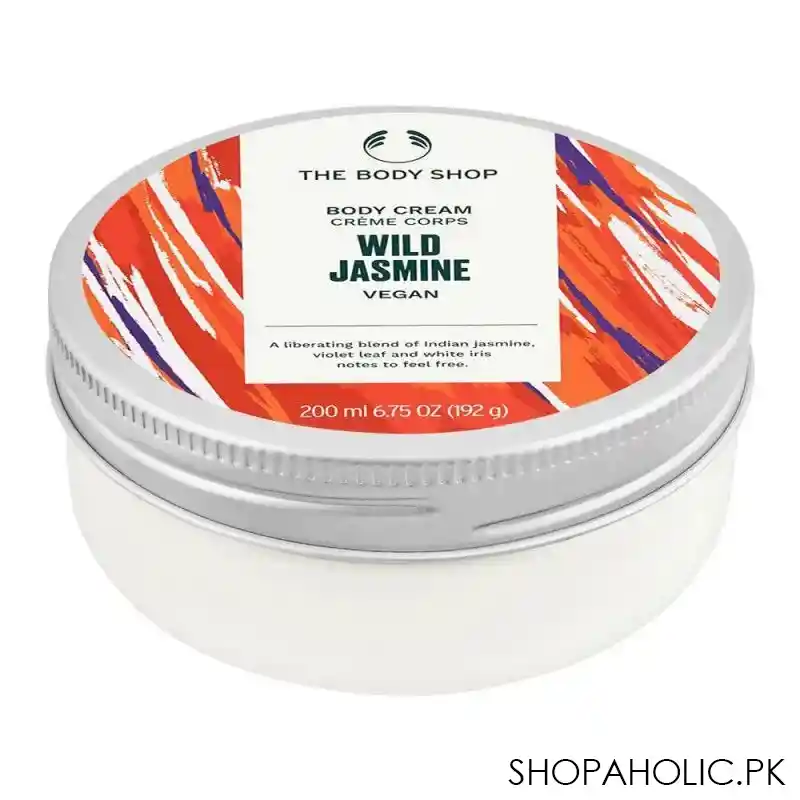 the body shop wild jasmine vegan the body cream, 200ml main image