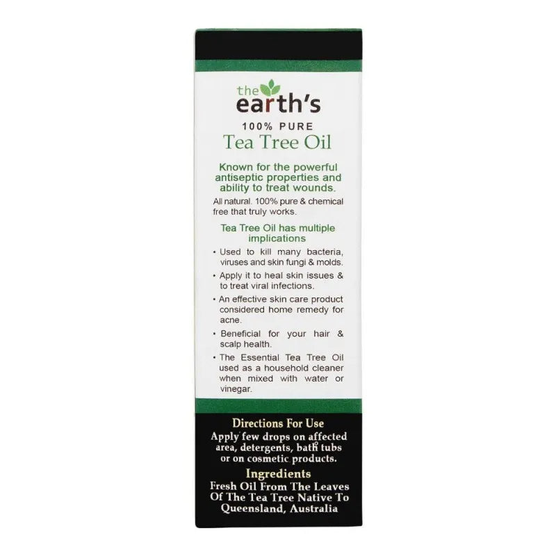 the earth's 100% pure tea tree oil, 25ml image2