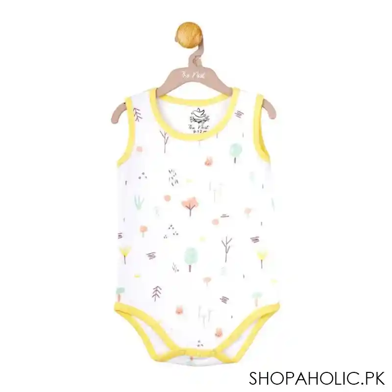 the nest bunny & bear sleeve less body suit, 8300 main image