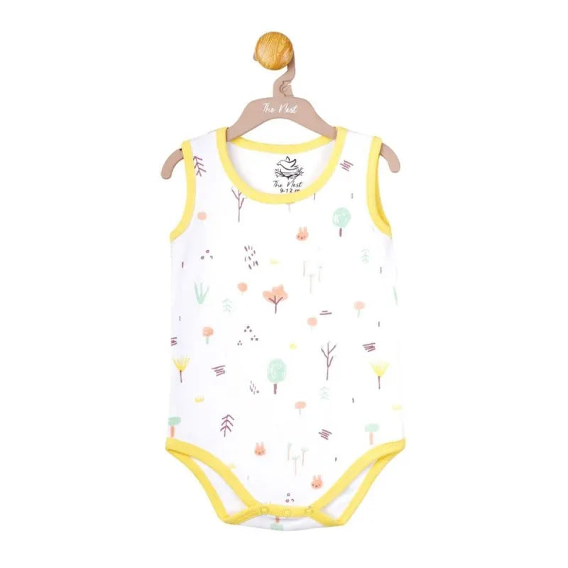 the nest bunny & bear sleeve less body suit, 8300 main image