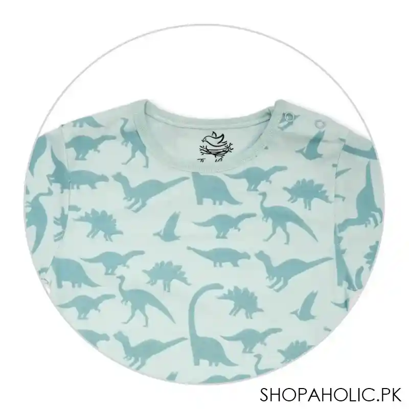 the nest dino world collection dino summer short sleeve tee, 6495 image2