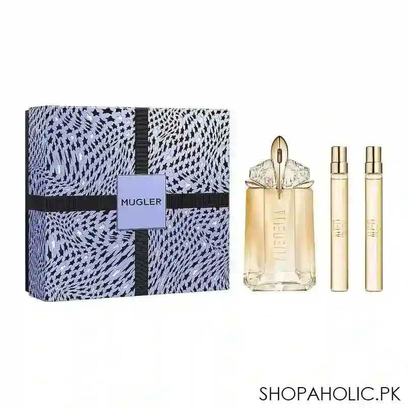 thierry mugler alien goddess set for women, eau de parfum 60ml + rechargeable spray, 2x10ml main image