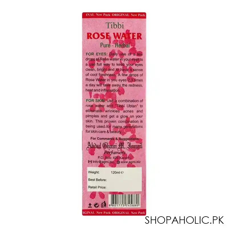 tibbi rose water spray, 120ml image3