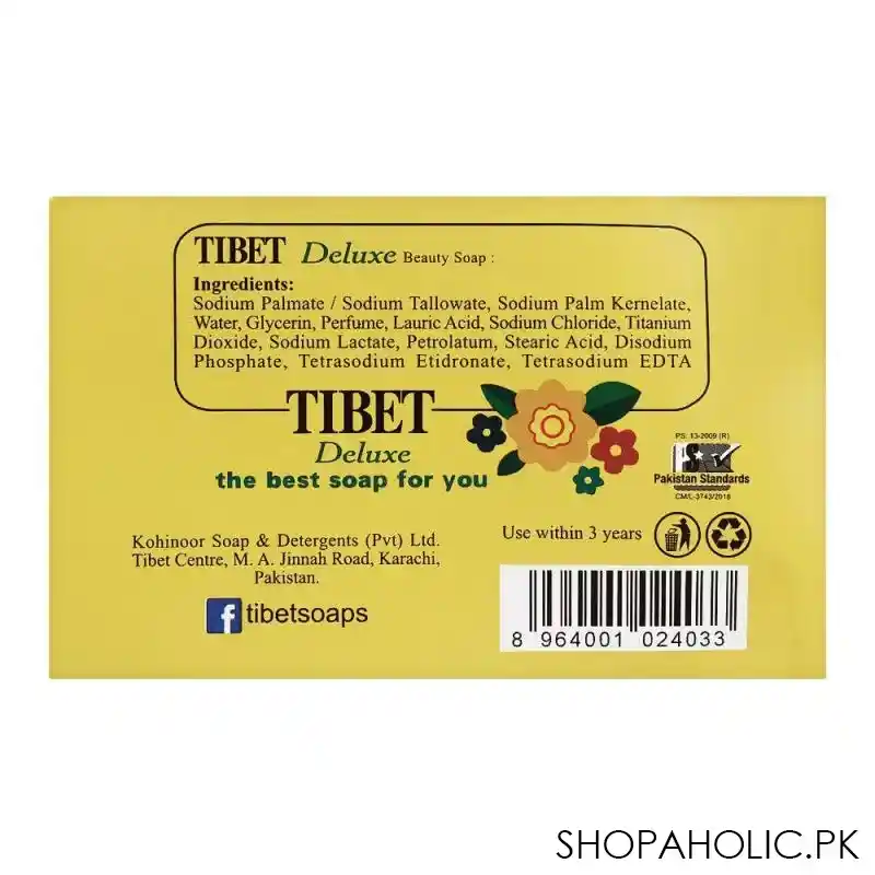 tibet deluxe beauty soap, family size, 140g image2