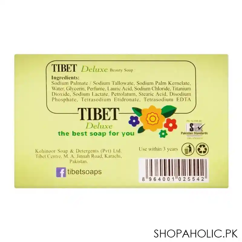 tibet deluxe beauty soap, green, 125g image2