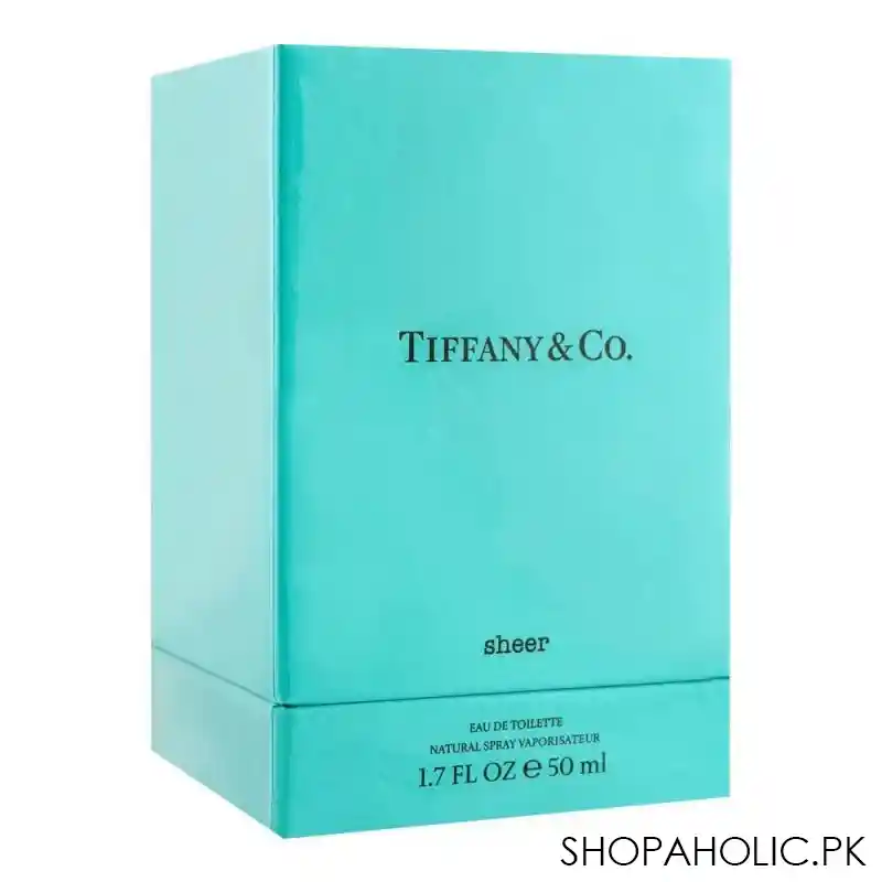 tiffany & co. sheer eau de toilette, for women, 50ml image2