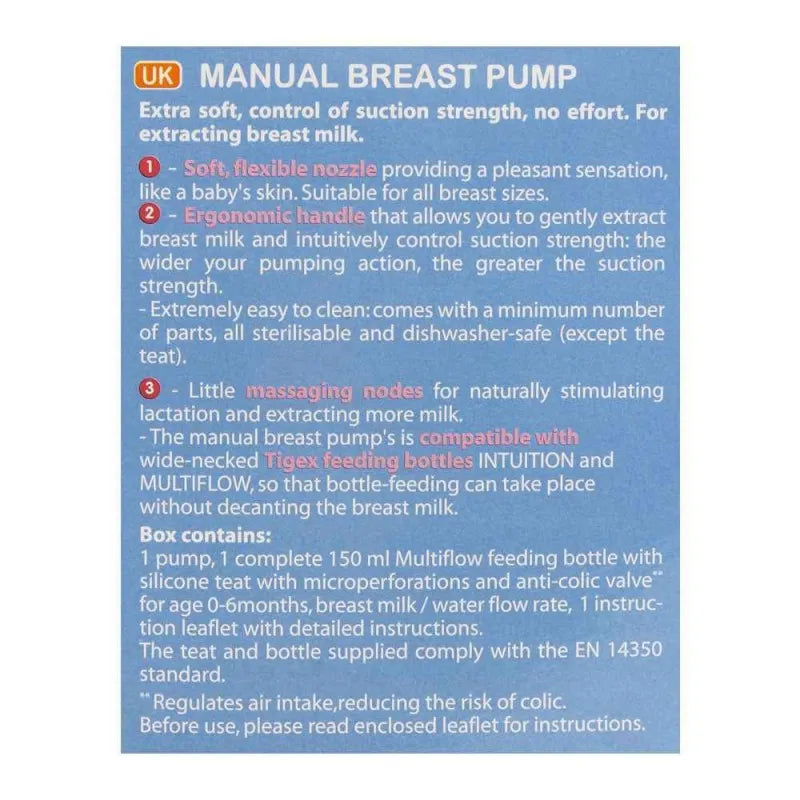 tigex multiflow manual breast pump image4