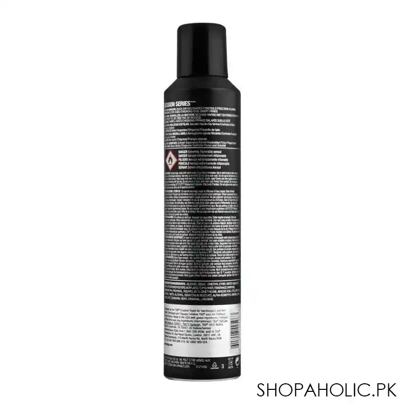 tigi catwalk work it flexible hair spray, 300ml image2