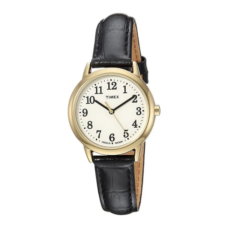 timex easy reader 30mm leather strap men's watch, tw2r63300 main image