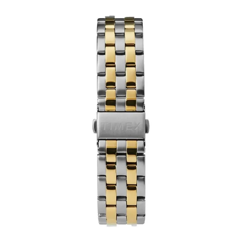 timex men's analog 40mm two tone stainless steel bracelet watch, tw2t59900 image3