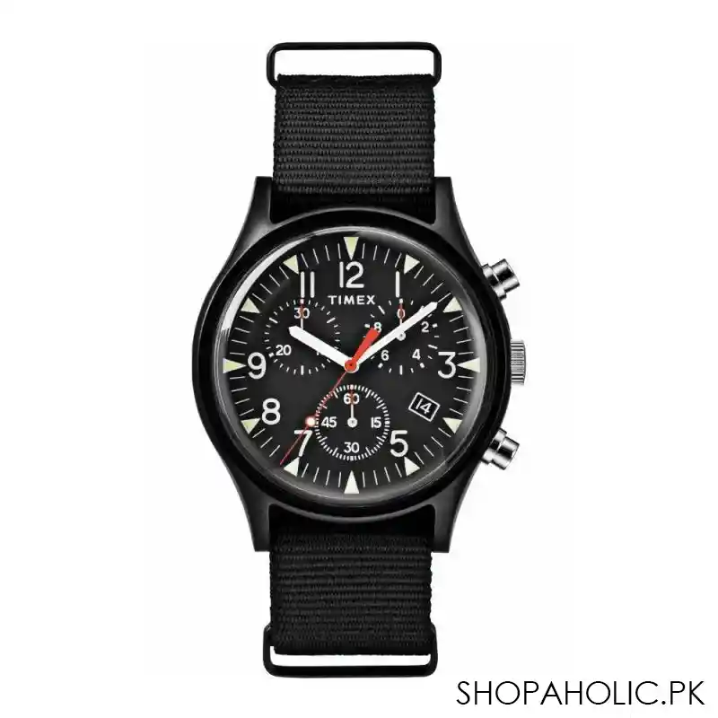 timex mk1 analog black dial men's watch   tw2r67700 main image