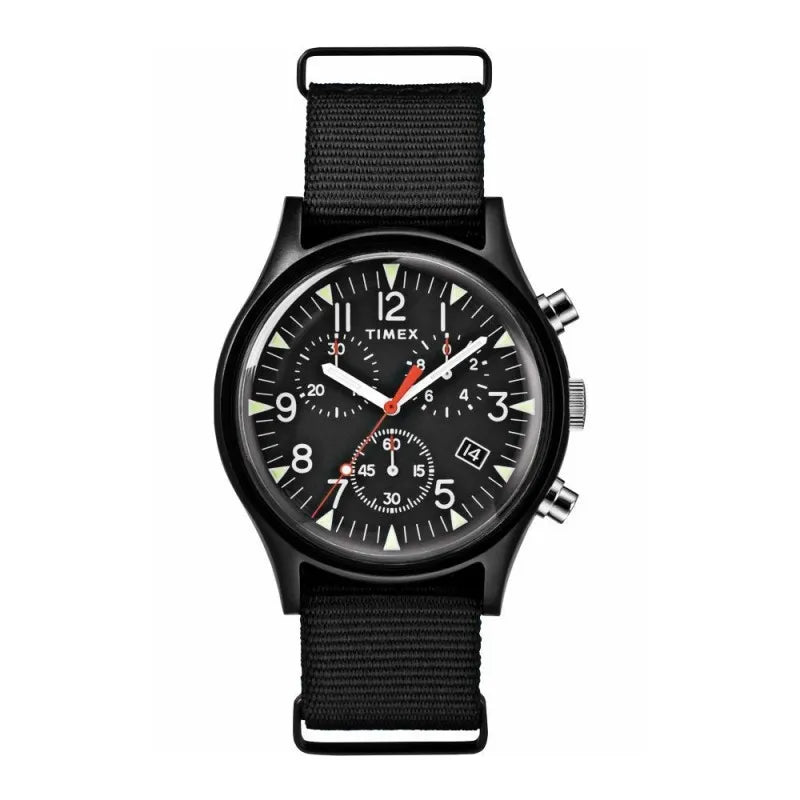 timex mk1 analog black dial men's watch   tw2r67700 main image